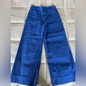 Anthropologie Maeve the Colette Vibrant Blue Pants
